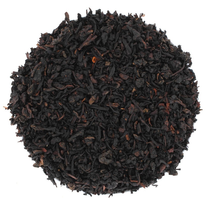 Mélange d'oolong et de thé noir avec amande et cascara, aux notes biscuitées et grillées